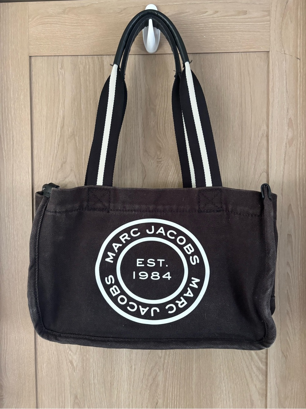 Marc Jacobs Black Small Canvas Tote